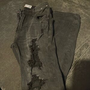 Boy’s Abercrombie distressed jeans in a faded black